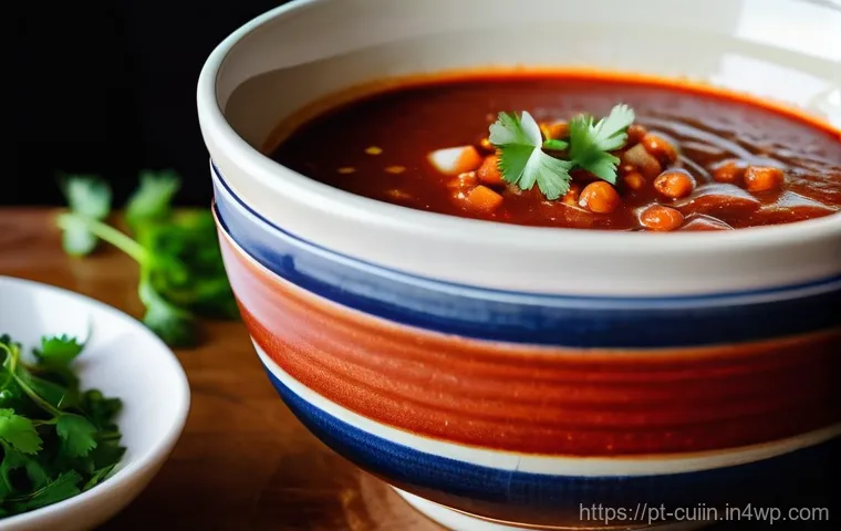 비건 스튜에 풍미를 더하는 비밀 재료 - **Prompt: "A vibrant and inviting vegan stew, rich in umami from fermented ingredients. The image sh...