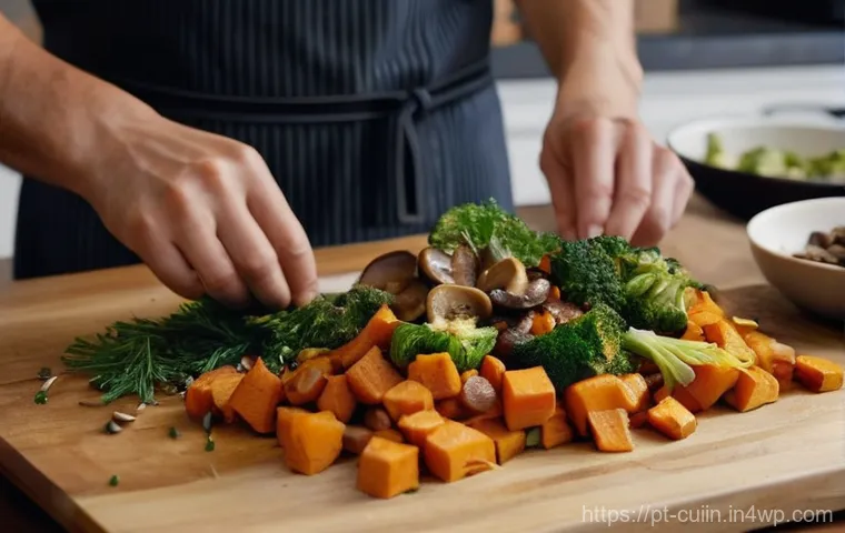 비건 스튜에 풍미를 더하는 비밀 재료 - **Prompt: "A vibrant and inviting vegan stew, rich in umami from fermented ingredients. The image sh... 비건 스튜에 풍미를 더하는 비밀 재료 - **Prompt: "A vibrant and inviting vegan stew, rich in umami from fermented ingredients. The image sh...